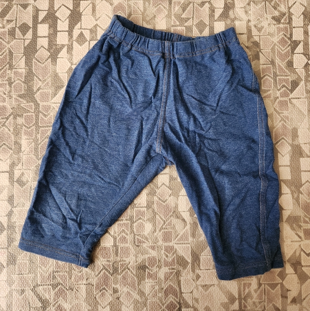 Uniqlo Baby 3T Unisex Loose Jean Capri Leggings